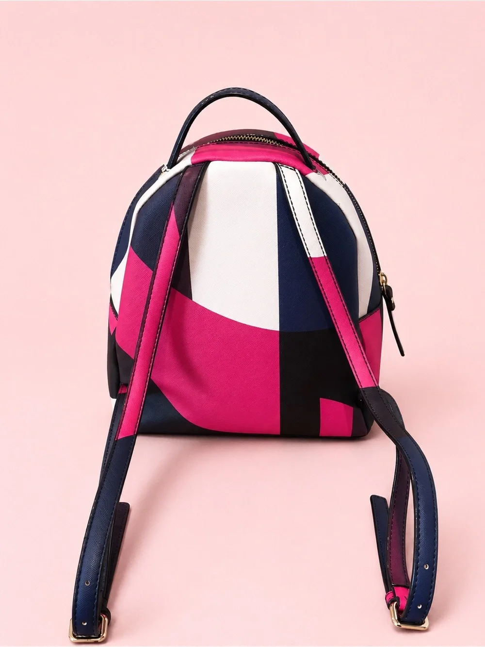 Kate Spade Laurel Way Sammi Mini Backpack Geometric Multicolor Print